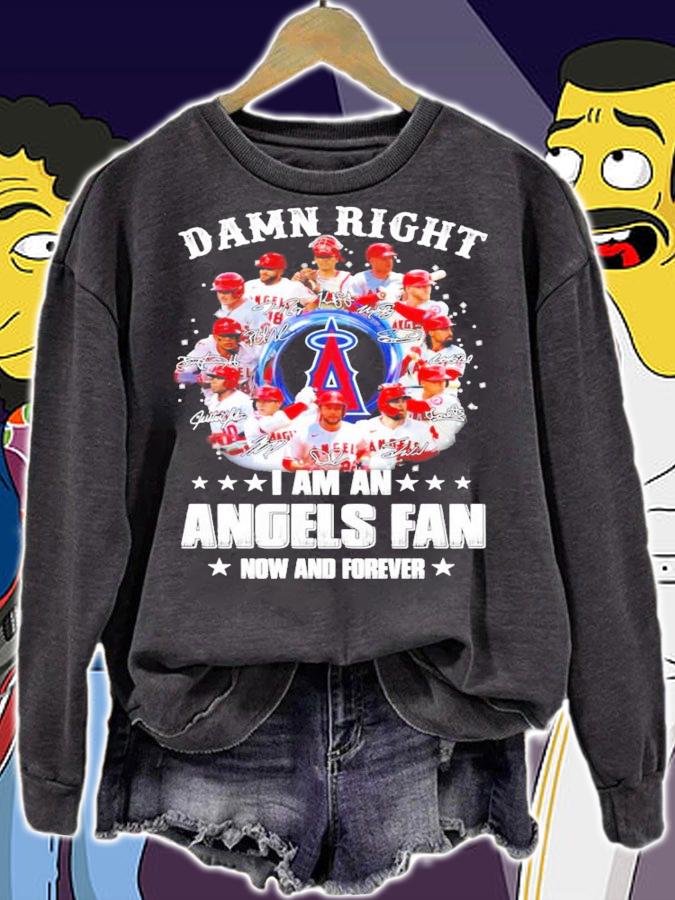 I am an Los Angeles Angels fan now and forever signatures shirt sweatshirt