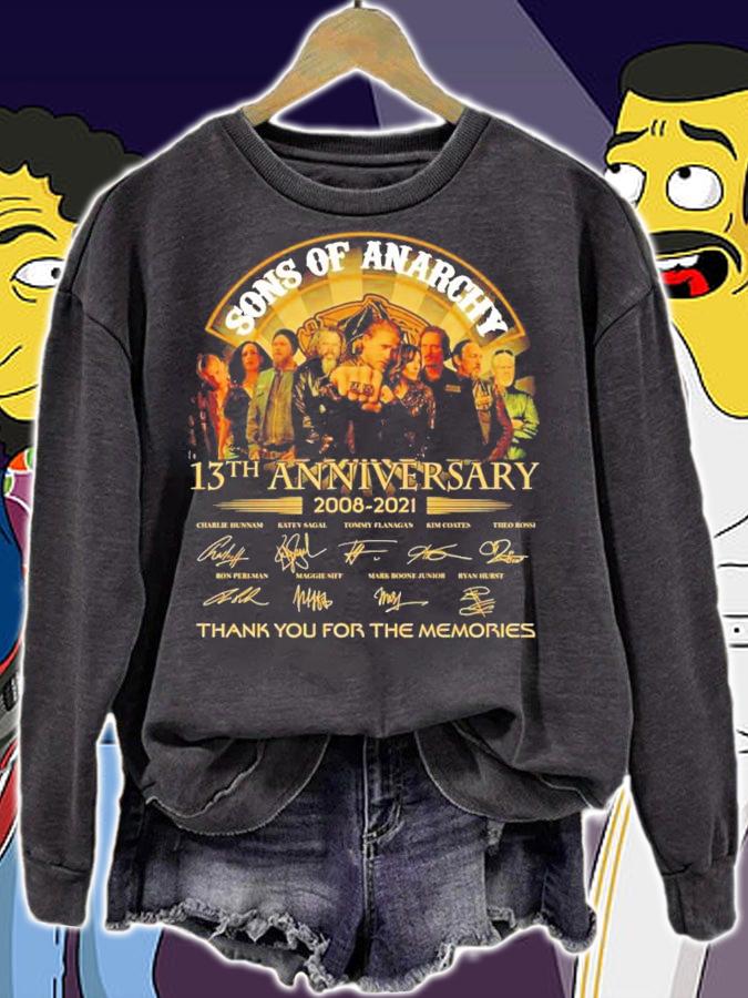 Sons Of anarchy 13th anniversary 2008-2021 t-shirt