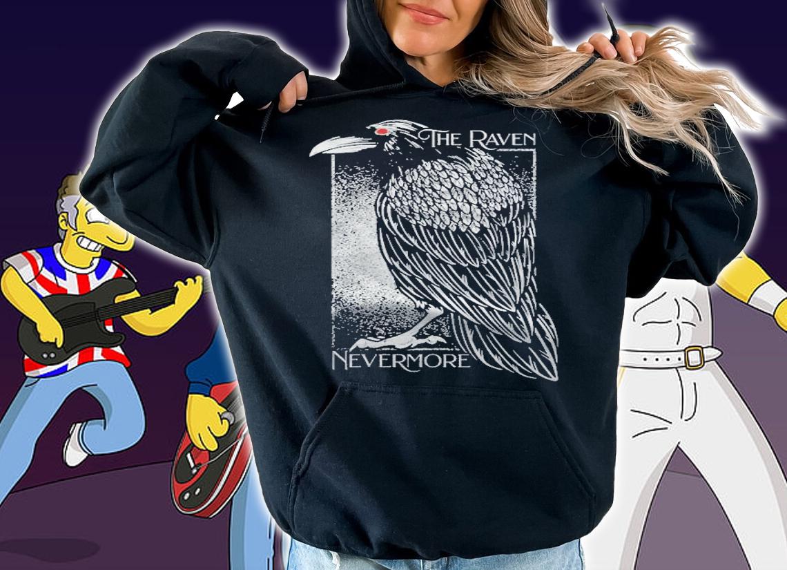 Womens Edgar Allan Poe The Raven Nevermore Shirt