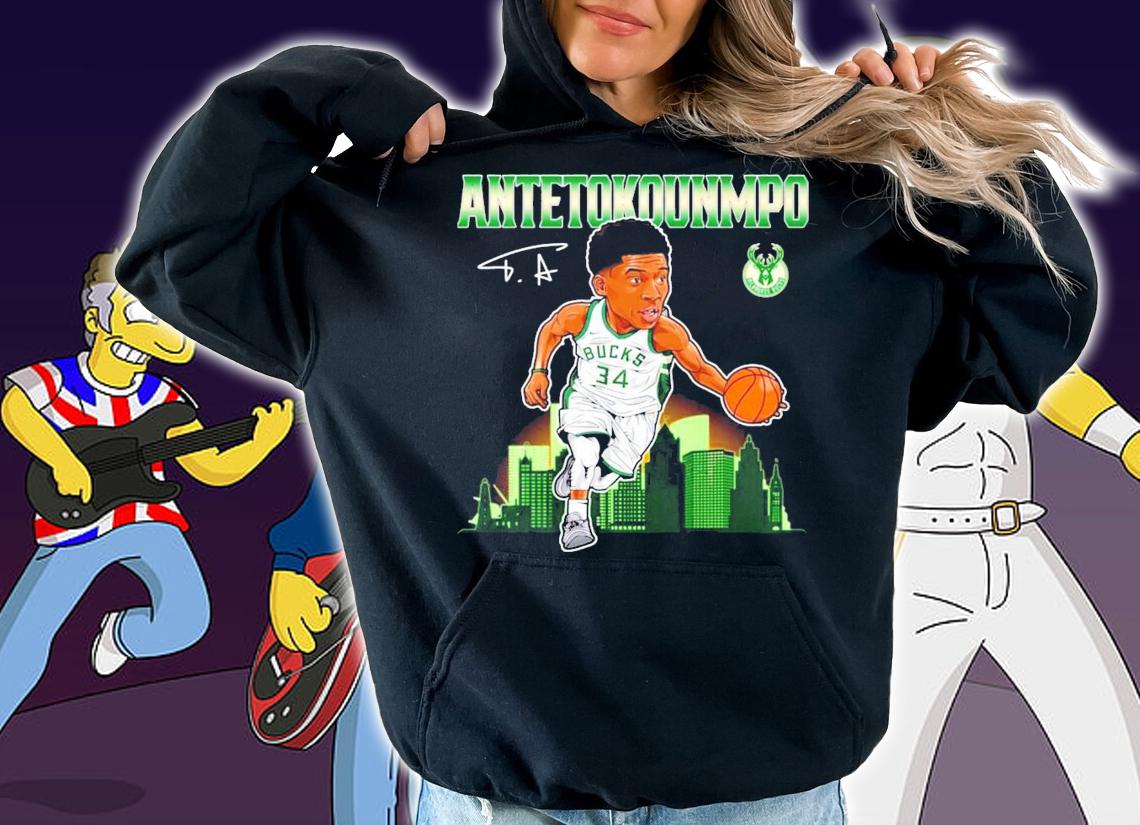 Antetokounmpo Milwaukee Bucks basketball signature shirt hoodie