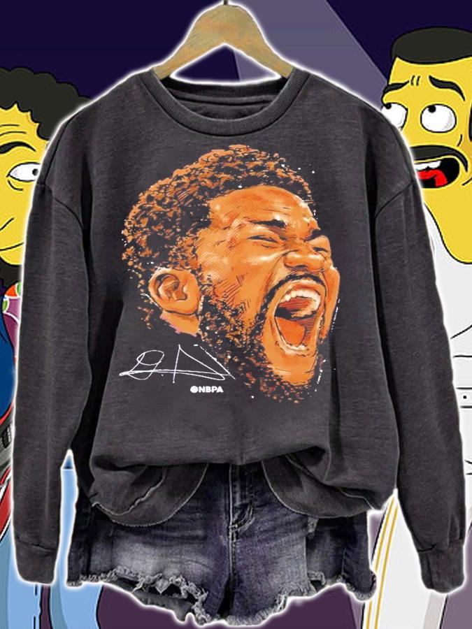 Deandre Ayton face signature shirt sweatshirt