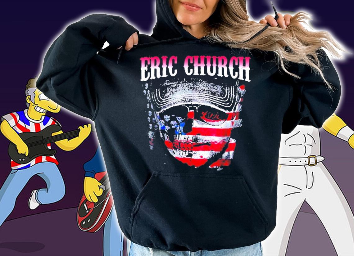 Eric Church American flag shirt