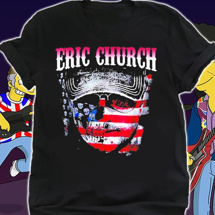 Eric Church American flag shirt
