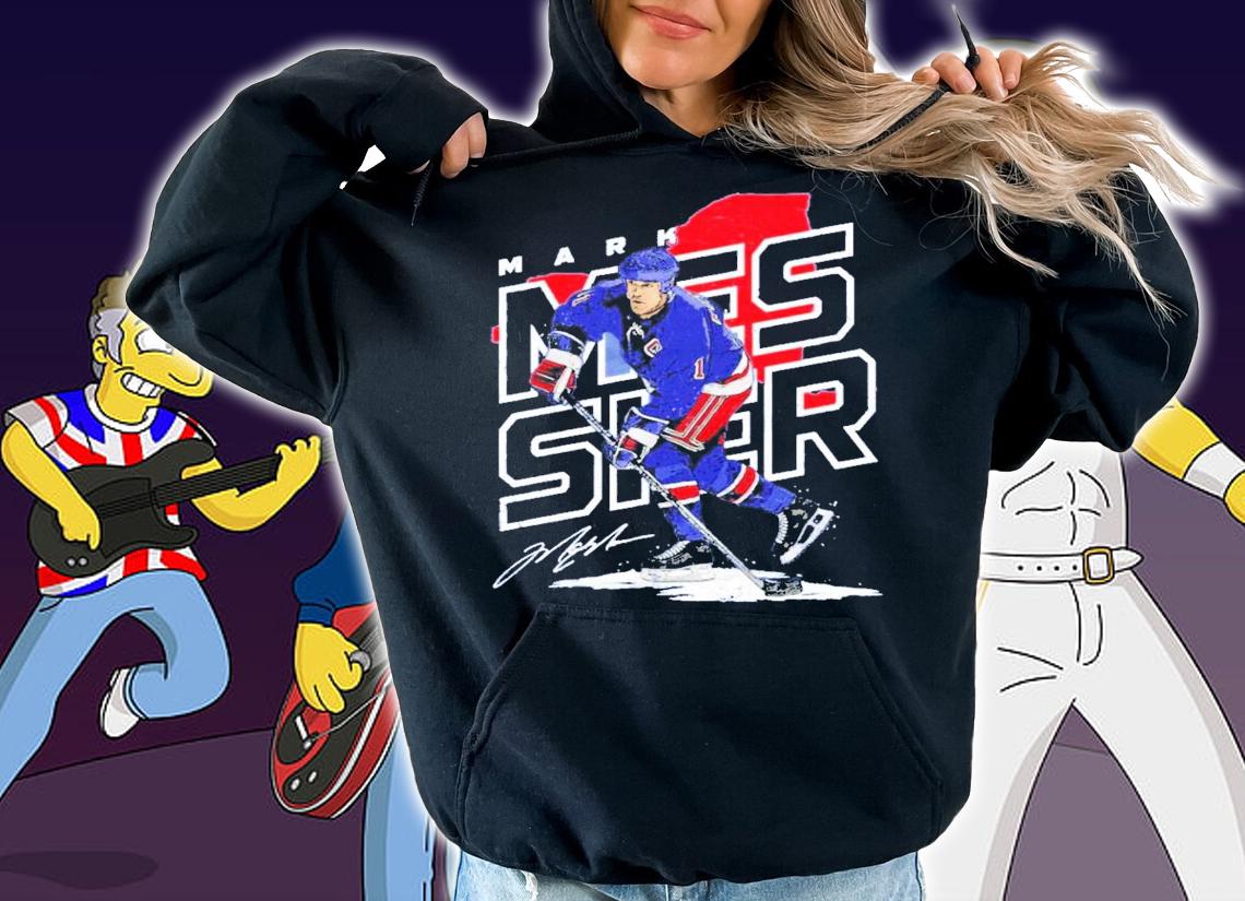 Mark Messier New York signature t-shirt hoodie