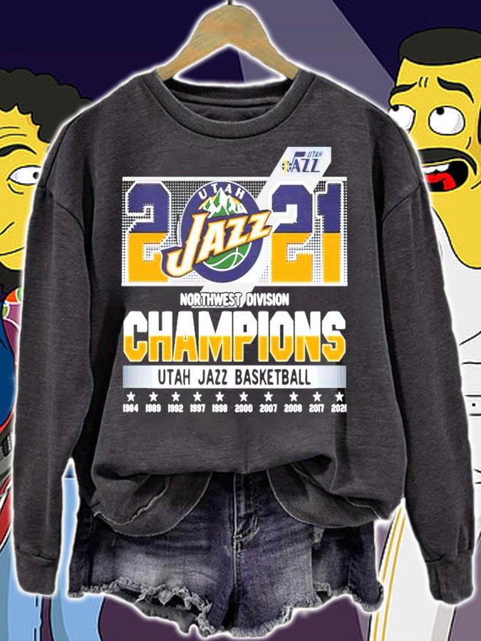 Northwest Division Champions Utah Jazz Baseball shirt sweatshirt