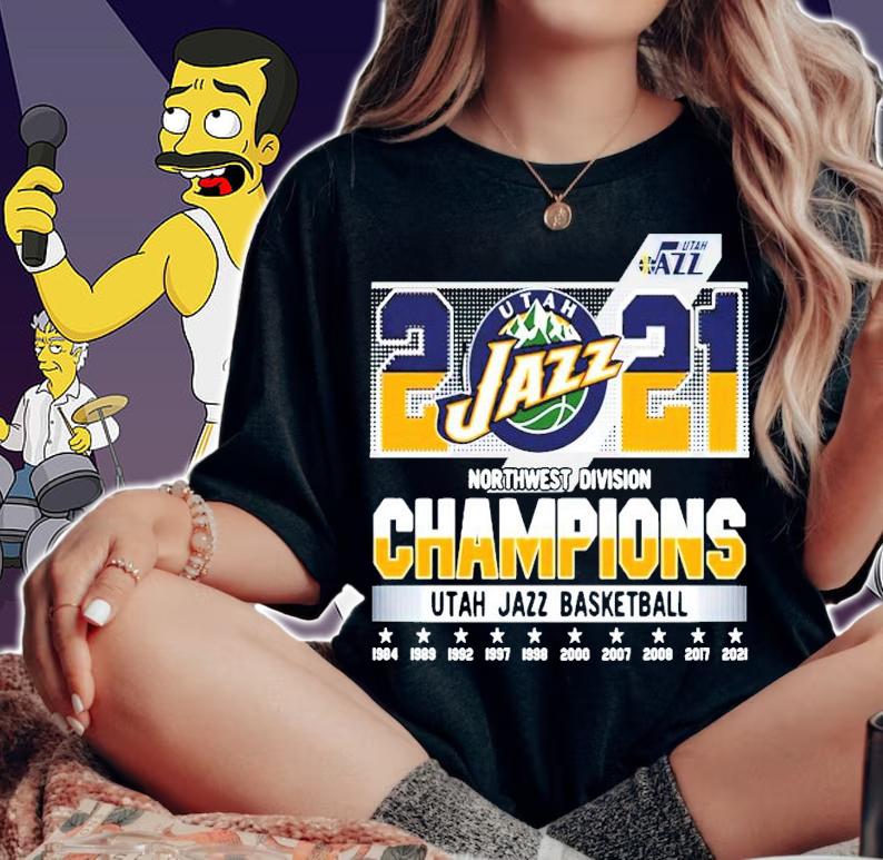 Northwest Division Champions Utah Jazz Baseball shirt woman shirt