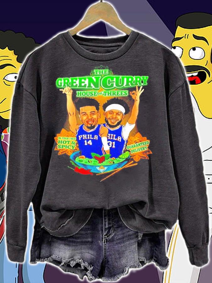 The Green Curry house of threes shirt
