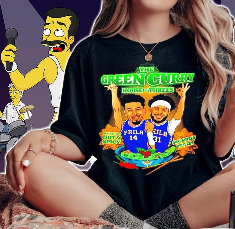 The Green Curry house of threes shirt