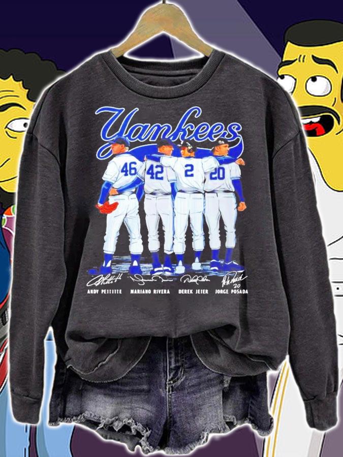 Yankees Andy Pettitte Mariano Rivera Derek Jeter and Jorge Posada shirt
