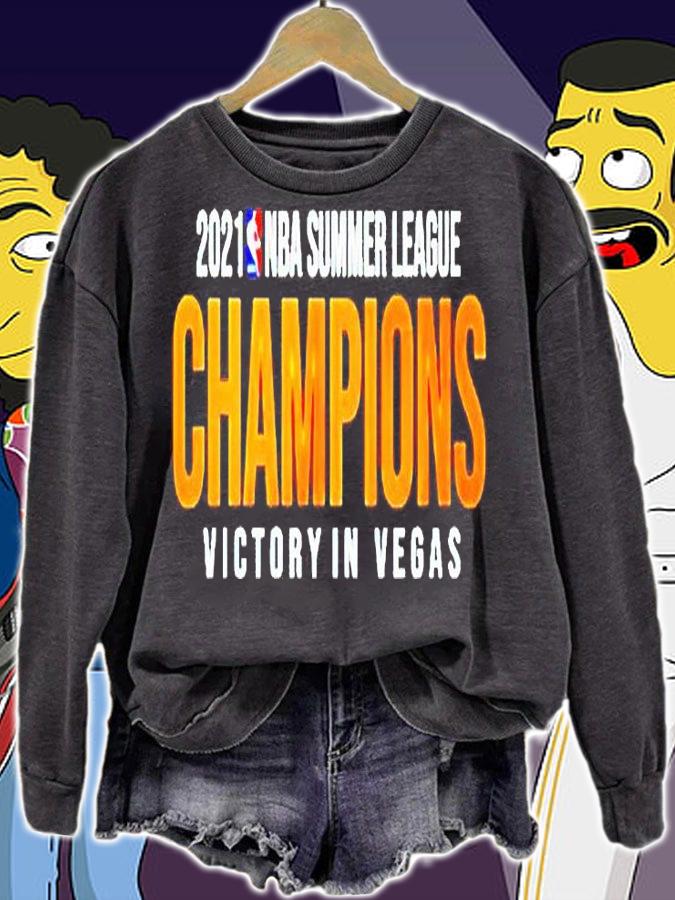 2021 NBA summer league champions victory in Vegas T-shirt sweatshirt