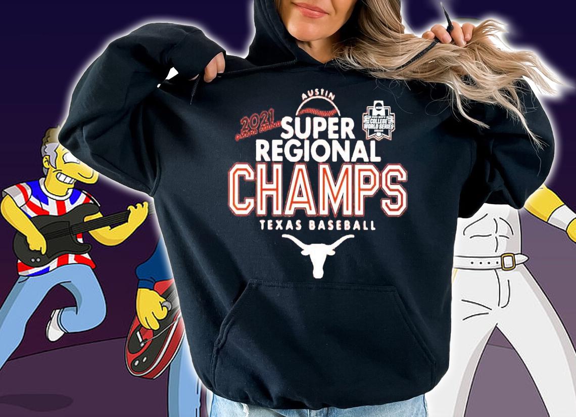 2021 Omaha Bound Super Regional Champs Texas Longhorns Baseball shirt hoodie