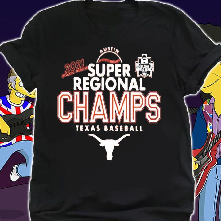 2021 Omaha Bound Super Regional Champs Texas Longhorns Baseball shirt shirt