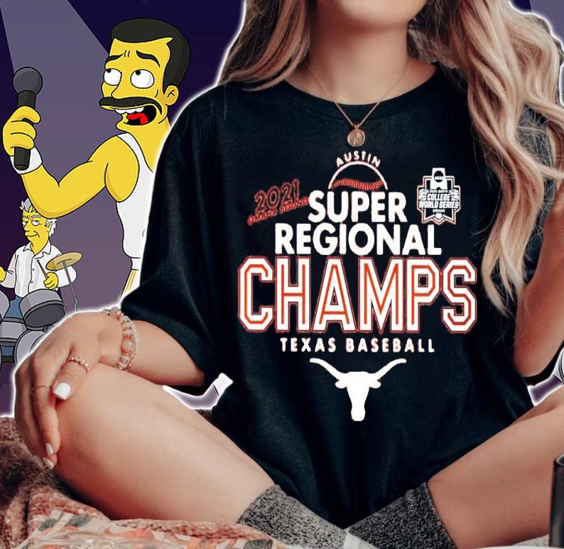 2021 Omaha Bound Super Regional Champs Texas Longhorns Baseball shirt woman shirt