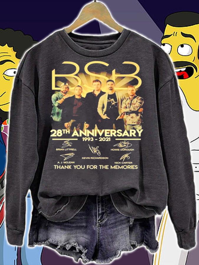 BSB 28th anniversary 1993-2021 thank you for the memories t-shirt sweatshirt