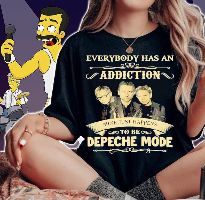 Everybody has an Addiction mine just happens to be Depeche Mode shirt woman shirt