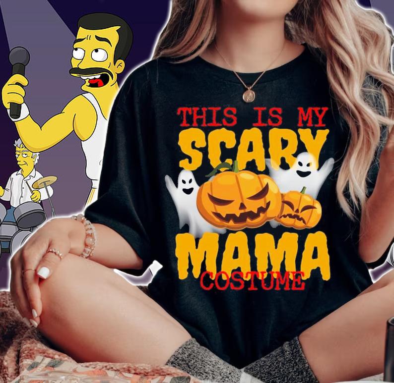 Haloween this is my Mama costume shirt woman shirt