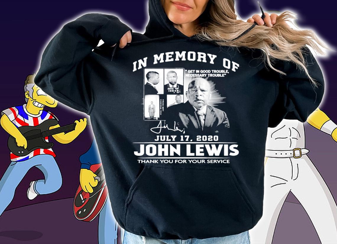 In memory of John Lewis signature t-shirt
