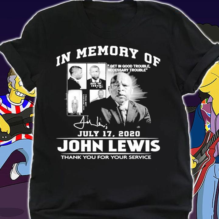 In memory of John Lewis signature t-shirt