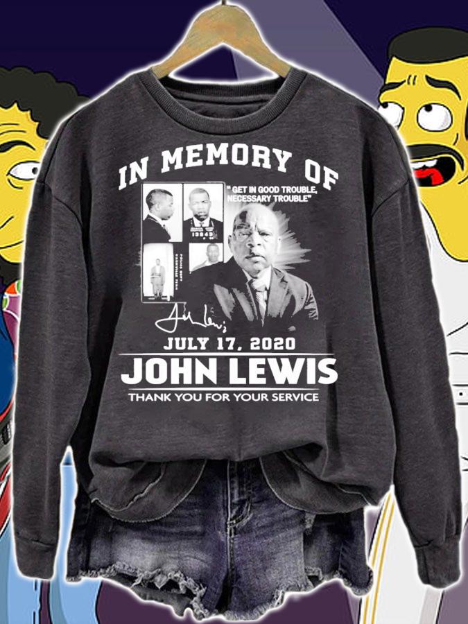 In memory of John Lewis signature t-shirt