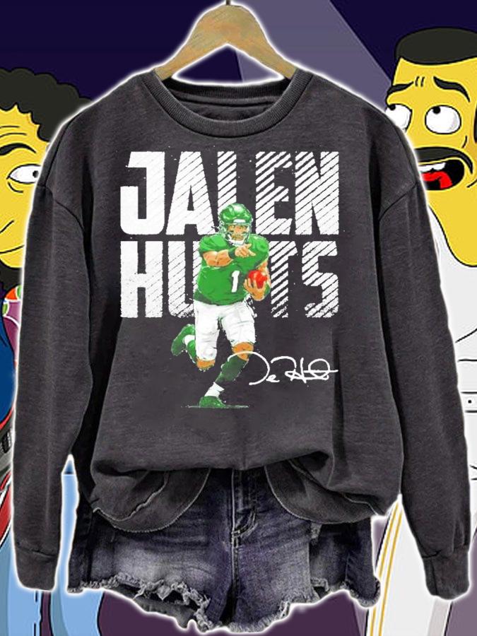 Jalen Hurts Philadelphia Bold Football Shirt