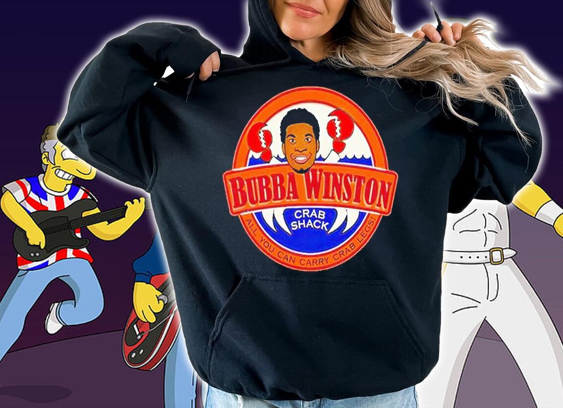Jameis Winston Bubba Winston Crab Shack all You can carry crab legs T-shirt