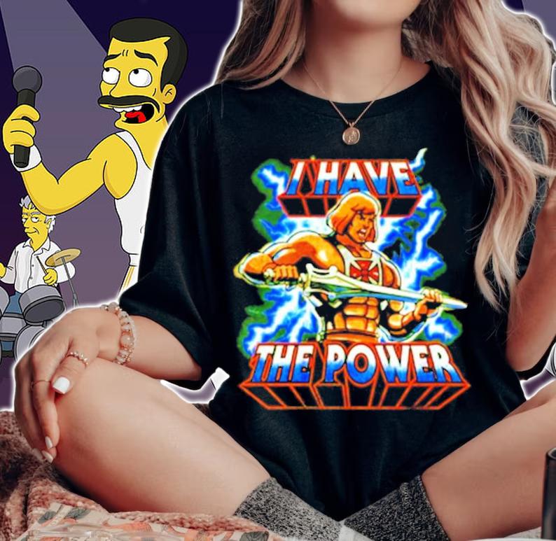 Masters of The Universe Adult I have the power shirt woman shirt