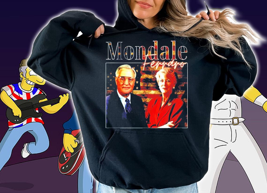 Mondale and Ferraro For American 1984 Democrat Campaign shirt