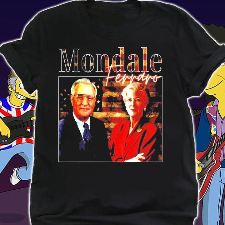 Mondale and Ferraro For American 1984 Democrat Campaign shirt