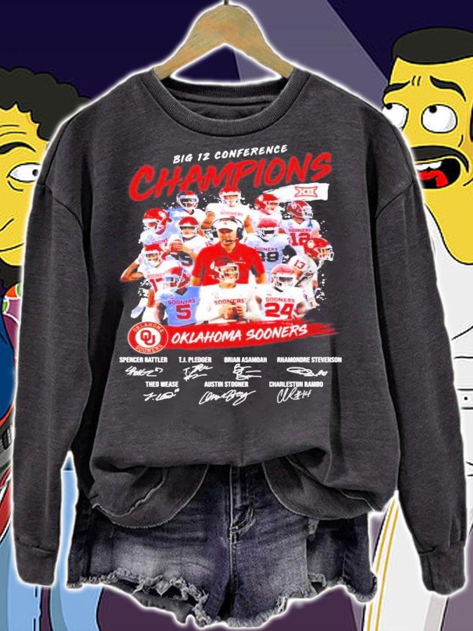 Oklahoma Sooners big 12 conference Champions shirt
