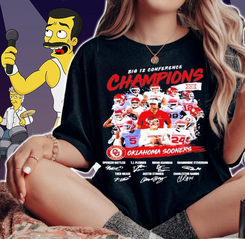 Oklahoma Sooners big 12 conference Champions shirt