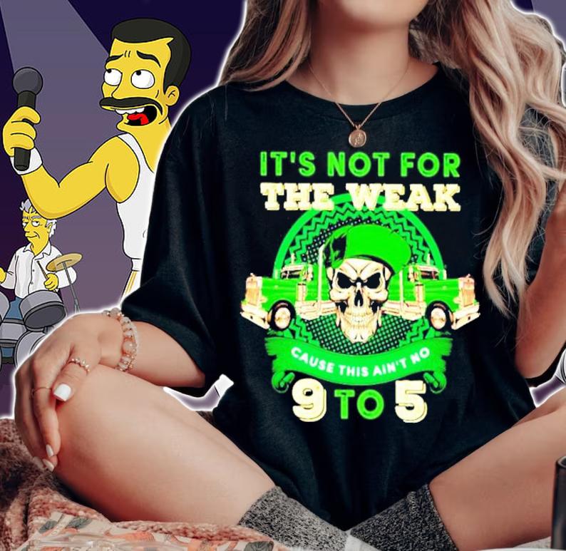 Skull St.Patricks Day its not for the weak cause this aint no 9 to 5 shirt woman shirt