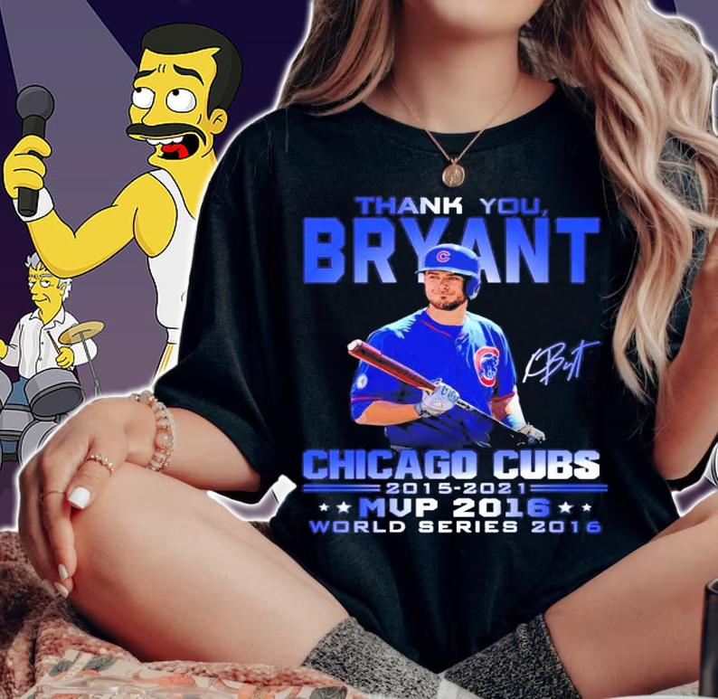 Thank you Bryant Chicago Cubs 2015-2021 MVP 2016 signature shirt woman shirt