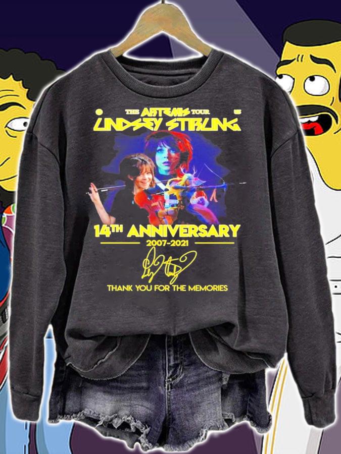 The Artemis tour Lindsey Stirling 14th anniversary 2007-2021 signature shirt
