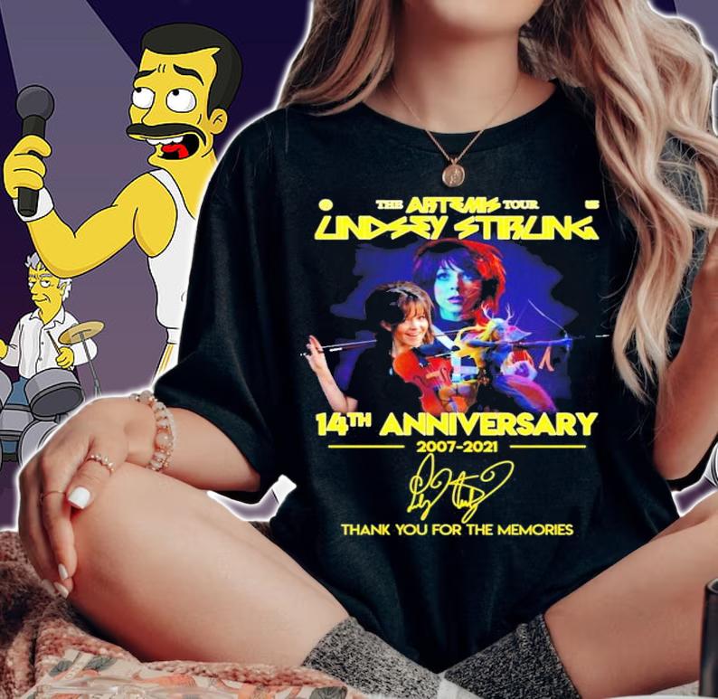 The Artemis tour Lindsey Stirling 14th anniversary 2007-2021 signature shirt