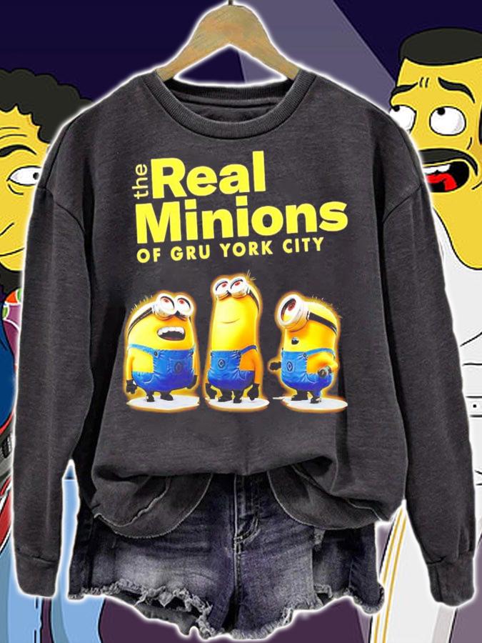 The real Minions of gru york city shirt sweatshirt