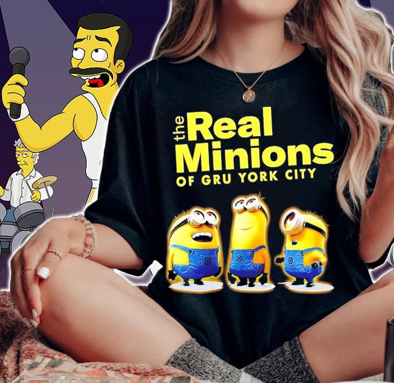 The real Minions of gru york city shirt woman shirt