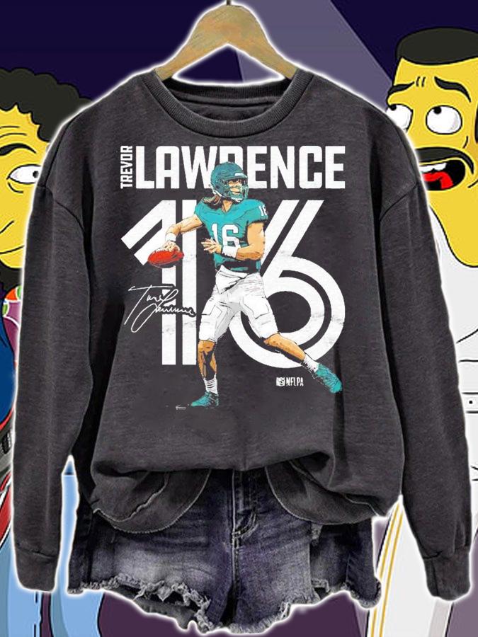 Trevor Lawrence Jacksonville Football signature shirt sweatshirt