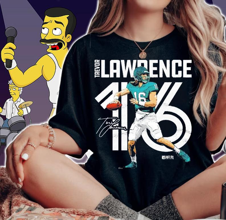 Trevor Lawrence Jacksonville Football signature shirt woman shirt