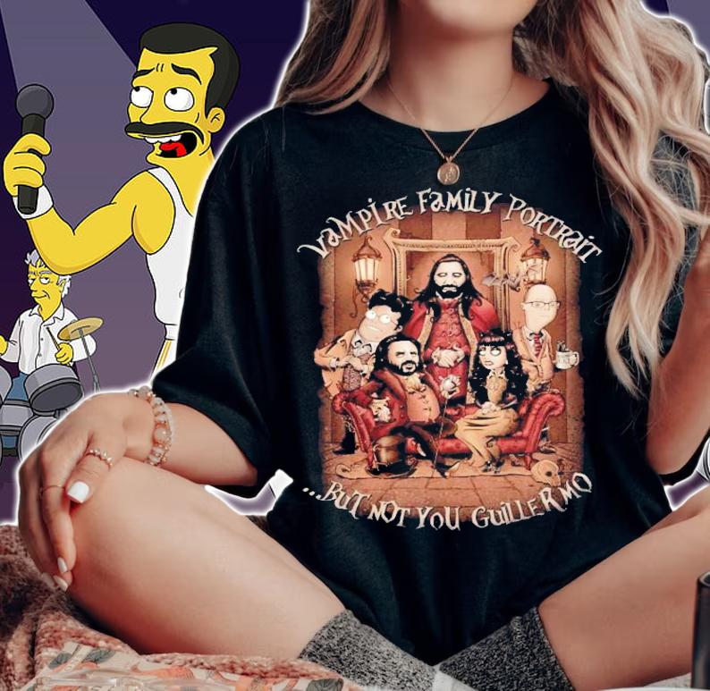 Vampire Family Portrait But Not You Guillermo Shirt
