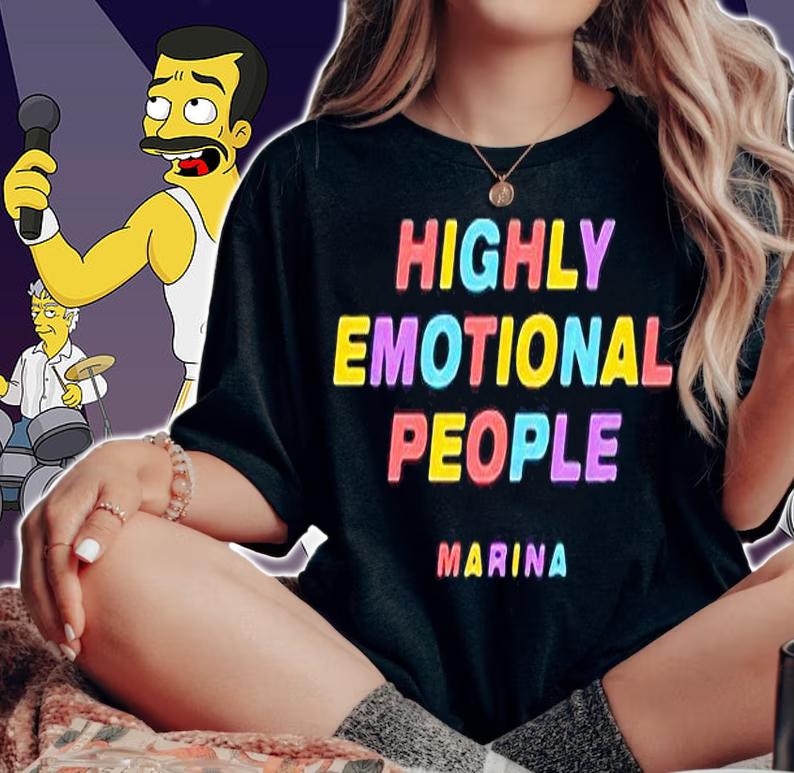 Marina Highly Emotional People T-shirt woman shirt