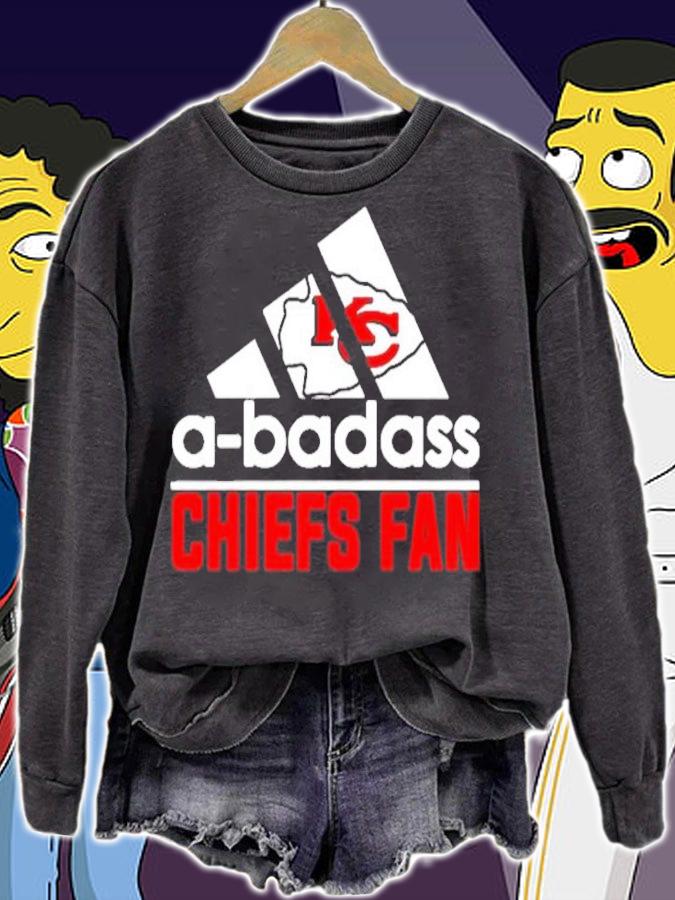 NFL Kansas City Chiefs A-badass Chiefs fan Adidas shirt
