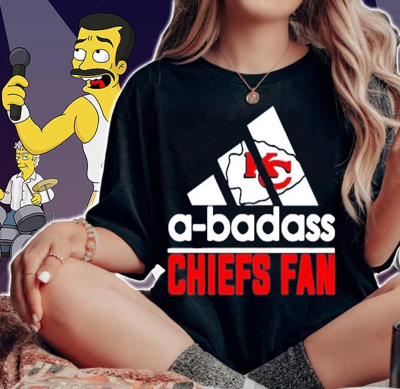NFL Kansas City Chiefs A-badass Chiefs fan Adidas shirt
