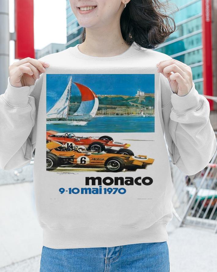 1970 Monaco Grand Prix racing shirt sweatshirt