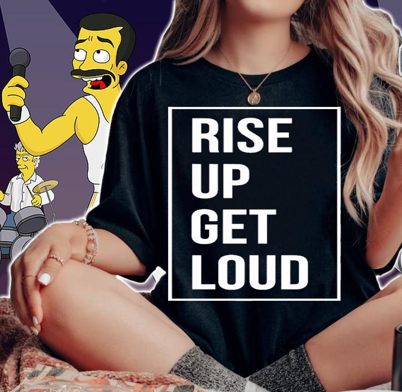 Rise up get loud shirt woman shirt