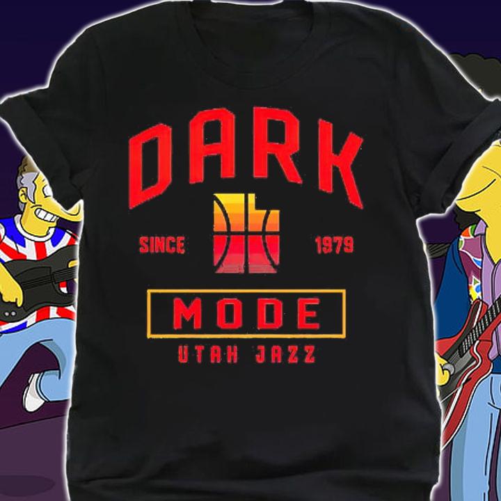 Utah Jazz comfy elok dark mode 1979 shirt