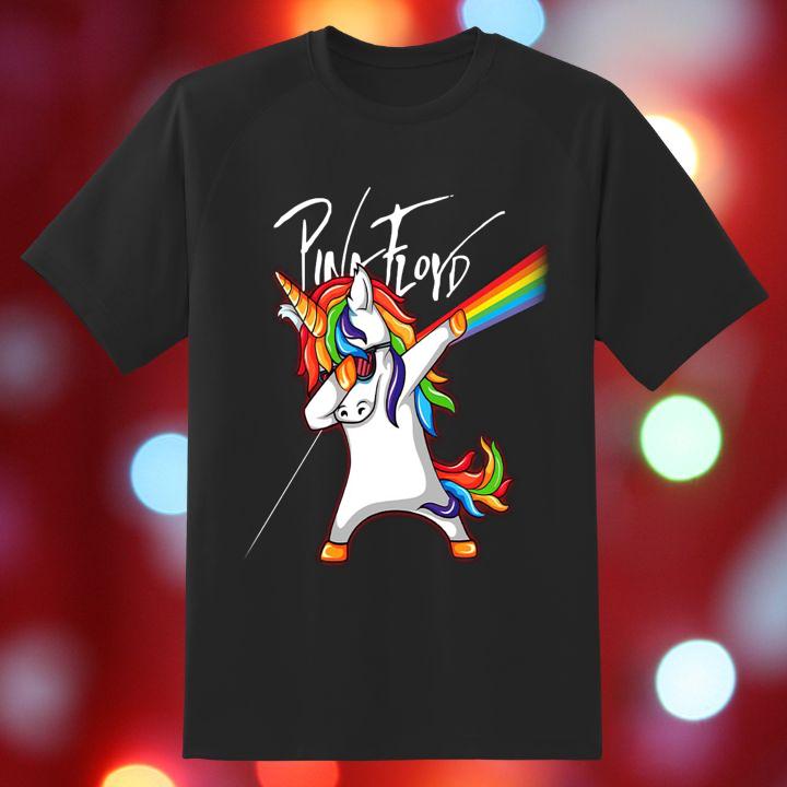 Official Dabbing Unicorn Pink Floyd Dark Side Of The Moon T-Shirt