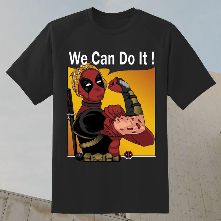 Personalized Strong Deadpool Rosie The Riveter We Can Do It T-Shirt