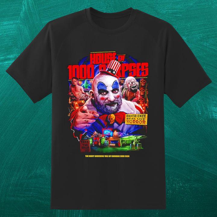 Premium Captain Spaulding House Of 1000 Corpses Horror Movie T-Shirt