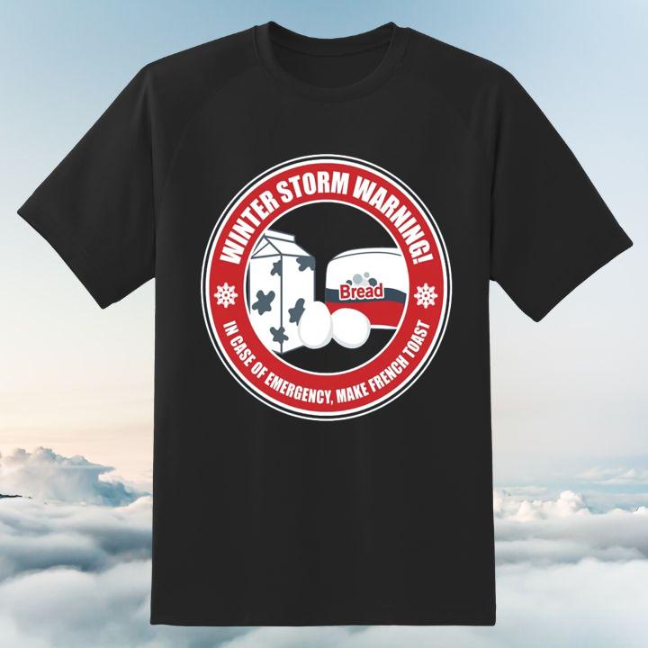 Ice Storm Warning Winter Shirt