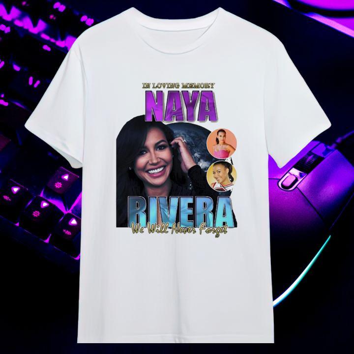 In Loving Memory Naya Rivera We Will Never Forget Memorial Thank You Shirt